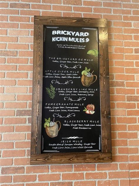 brickyard endwell menu  Bar & Grill